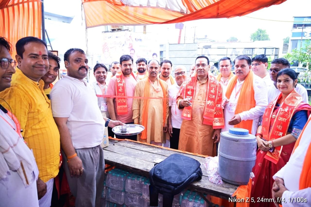 बड़ौत में हिंदू युवा वाहिनी ने लगाया निशुल्क कावड़ चिकित्सा शिविर